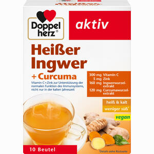 Doppelherz Heisser Ingwer + Curcuma Beutel 10 Stück - ab 2,67 €