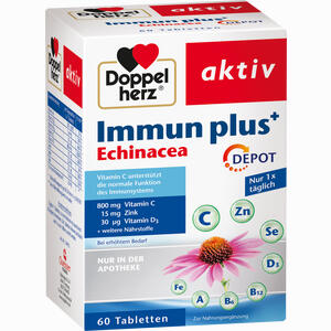 Doppelherz Immun Plus Echinacea Depot Tabletten 60 Stück - ab 0,00 &euro;