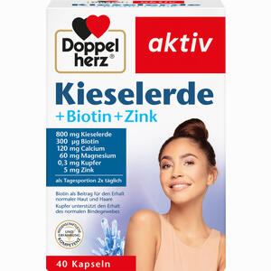 Doppelherz Kieselerde + Biotin + Zink 40 Stück - ab 3,79 &euro;