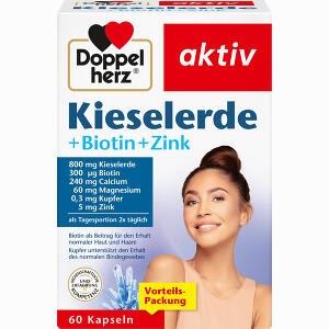 Doppelherz Kieselerde + Biotin + Zink 60 Stück - ab 5,48 &euro;