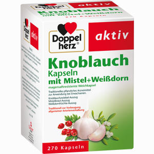 Doppelherz Knoblauch Kapseln mit Mistel U.weißdorn  270 Stück