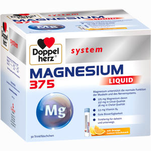 Doppelherz Magnesium 375 Liquid System Trinkampullen 30 Stück - ab 0,00 &euro;