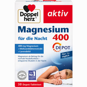 Doppelherz Magnesium 400 für die Nacht Tabletten 30 Stück - ab 0,00 &euro;