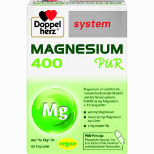 Doppelherz Magnesium 400 Pur System 60 Stück - ab 13,59 &euro;