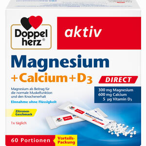 Doppelherz Magnesium + Calcium + D3 Direct 60 Stück - ab 9,39 €