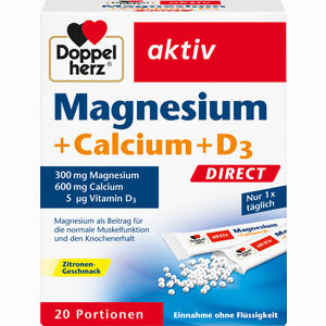 Doppelherz Magnesium + Calcium + D3 Direct Pellets 20 Stück - ab 3,04 €