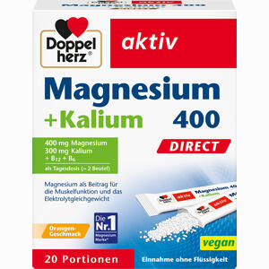 Doppelherz Magnesium + Kalium Direct Pellets 20 Stück - ab 3,40 €