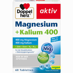 Doppelherz Magnesium+kalium Tabletten 60 Stück - ab 5,76 &euro;