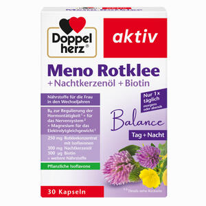 Doppelherz Meno Rotklee+nachtkerzenöl+biotin Kapseln 30 Stück - ab 6,36 €