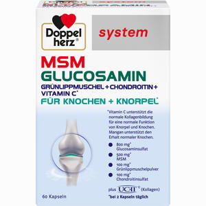 Doppelherz Msm Glucosamin System 60 Stück - ab 16,43 €