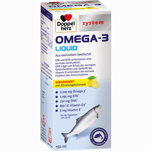 Doppelherz Omega- 3 Liquid System Fluid 150 ml - ab 12,86 €