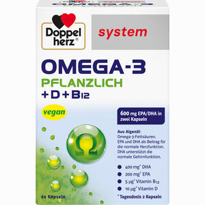 Doppelherz Omega- 3 Pflanzlich System Kapseln 60 Stück - ab 13,06 €