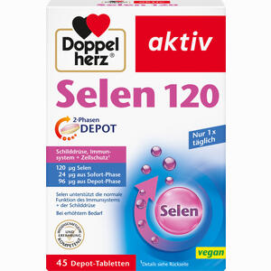 Doppelherz Selen 120 2- Phasen Depot 45 Stück - ab 4,00 &euro;
