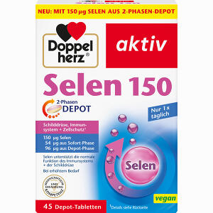 Doppelherz Selen 150 2- Phasen Depot 45 Stück - ab 4,31 &euro;