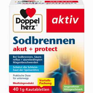 Doppelherz Sodbrennen Akut + Protect 40 Stück - ab 4,54 €