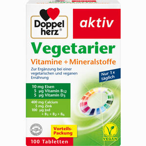 Doppelherz Vegetarier Vitamine+mineralstoffe Aktiv Tabletten 100 Stück - ab 10,93 €