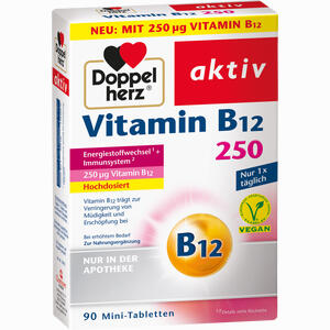Doppelherz Vitamin B12 250 Aktiv Tabletten 90 Stück - ab 0,00 €