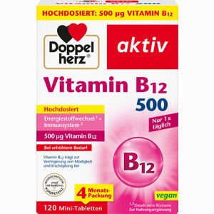 Doppelherz Vitamin B12 500 120 Stück - ab 10,30 €