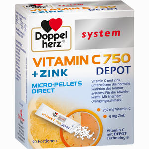 Doppelherz Vitamin C 750 Depot System Pellets 20 Stück - ab 4,40 €