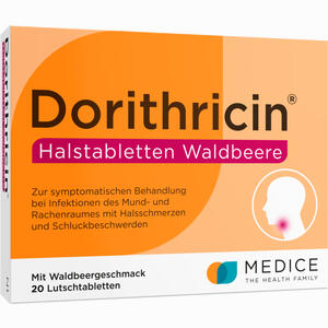 Dorithricin Halstabletten Waldbeere Lutschtabletten 20 Stück Dorithricin Halstabletten Waldbeere Lutschtabletten 20 Stück