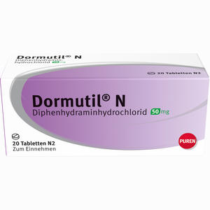 Dormutil N Tabletten 20 Stück - ab 2,59 €