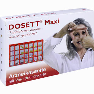 Dosett Maxi- Arzneikassette Rot 1 Stück - ab 14,14 €