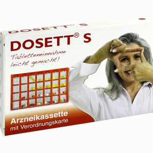 Dosett S- Arzneikassette Rot 1 Stück - ab 10,32 €