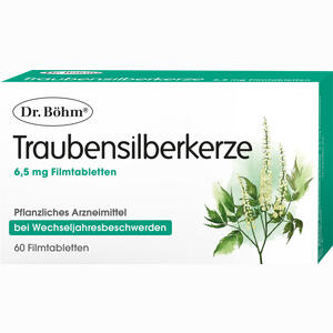 Dr. Böhm Traubensilberkerze 6.5mg Filmtabletten  60 Stück - ab 12,21 €
