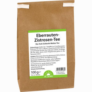 Dr. Jacobs Eberrauten- Zistrosen- Tee 100 g - ab 0,00 €