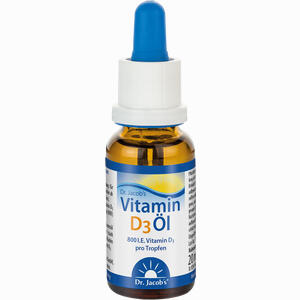 Dr. Jacob's Vitamin D3- Öl Tropfen 20 ml