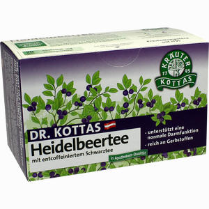 Dr.kottas Heidelbeertee Filterbeutel  20 Stück - ab 5,21 €