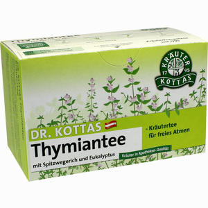 Dr. Kottas Thymiantee mit Spitzwegerich und Eukalyptus Filterbeutel 20 Stück