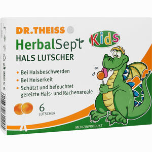 Dr. Theiss Herbalsept Hals Lutscher Kids 6 Stück - ab 4,55 €