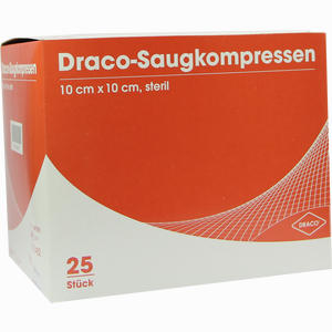 Draco- Saugkompresse Steril 10x10cm Kompressen 25 Stück - ab 24,01 €