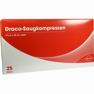 Draco- Saugkompresse Steril 10x20cm Kompressen 25 Stück - ab 30,64 €