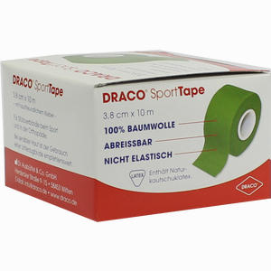Draco Sporttape 10mx3.8cm Grün Verband 1 Stück - ab 8,99 €