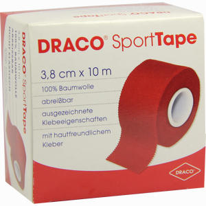 Draco Sporttape 10mx3.8cm Rot Verband 1 Stück - ab 9,89 €