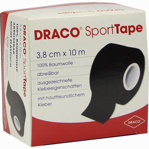 Draco Sporttape 10mx3.8cm Schwarz Verband 1 Stück - ab 9,89 €