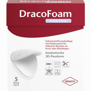 Dracofoam Infekt Ferse Schaumstoff Wundauflage Verband 5 Stück - ab 279,84 €