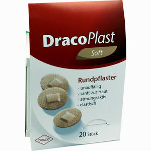 Dracoplast Soft Hautfarben Rund 2.2cm Pflaster 20 Stück - ab 2,23 €