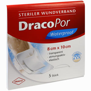 Dracopor Waterproof Steriler Wundverband 8x10cm  5 Stück - ab 4,00 €
