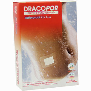 Dracopor Waterproof Wundverband Steril 5cmx7.2cm  25 Stück - ab 16,77 €