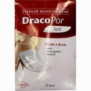 Dracopor Wundverband 15cmx8cm Steril  5 Stück - ab 6,00 €