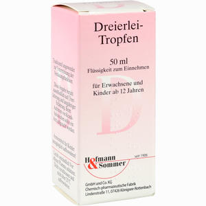 Dreierlei Tropfen 50 ml - ab 4,98 €