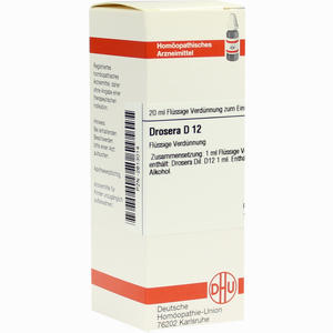 Drosera D12 Dilution 20 ml - ab 8,80 €