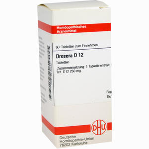 Drosera D12 Tabletten 80 Stück - ab 8,15 €