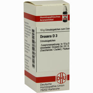 Drosera D3 Globuli 10 g - ab 7,13 €