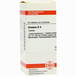 Drosera D4 Tabletten 80 Stück - ab 8,40 €