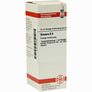 Drosera D6 Dilution 20 ml - ab 0,00 €