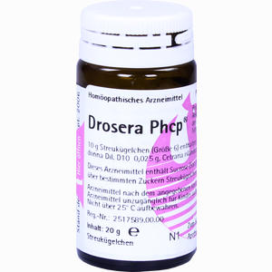 Drosera Phcp Globuli 20 g - ab 7,94 €